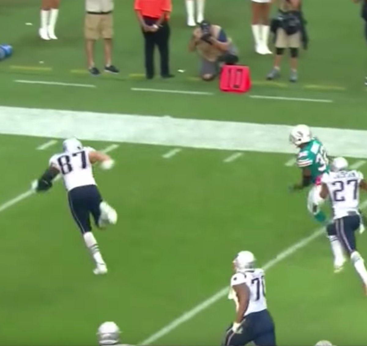 SBNation's tweet image. hasn't been a fun two weeks for Gronk