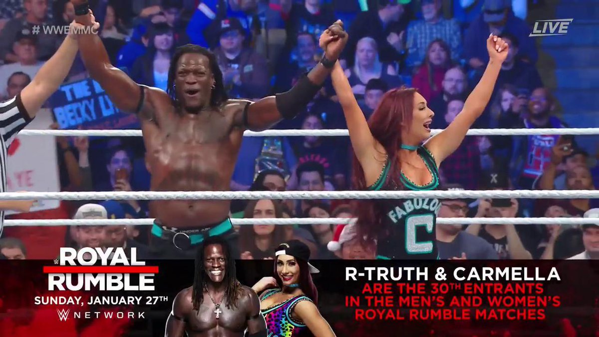 WWE TLC: Jinder Mahal & Alicia Fox Vs. R-Truth & Carmella (Mixed Match Challenge Season 2 Finals)