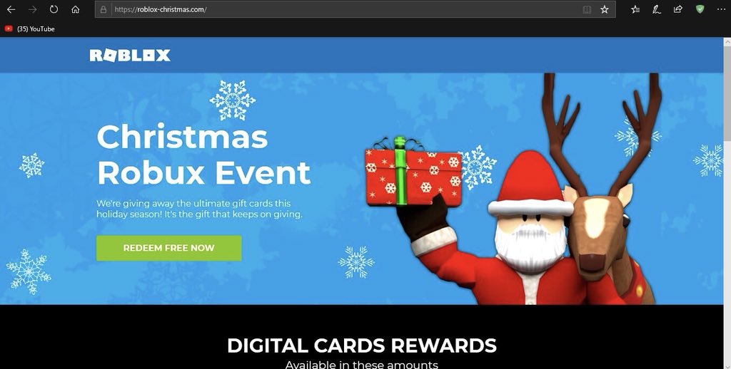 Official Craft On Twitter Just Want To Clarify There S Been A Recent Scam Going Around Called Roblox Christmas This Site Not Only Tracks Your Logins Information It Also Grabs Your Ip Make - robux scam site