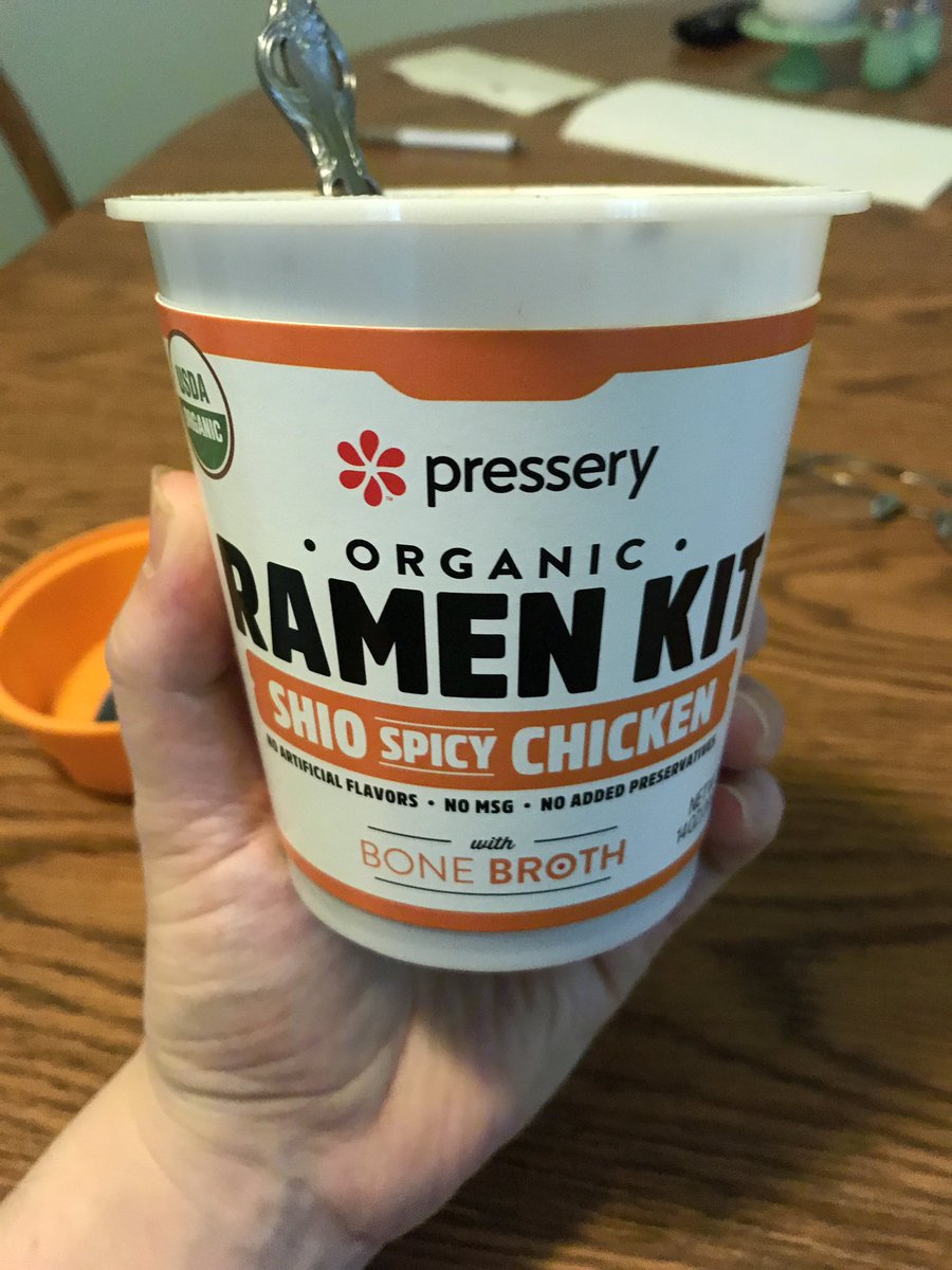 ArmagannonX's tweet photo. @Pressery first time having this. The broth is delicious. Definitely going to buy again. https://t.co/lqqT8iIxBn