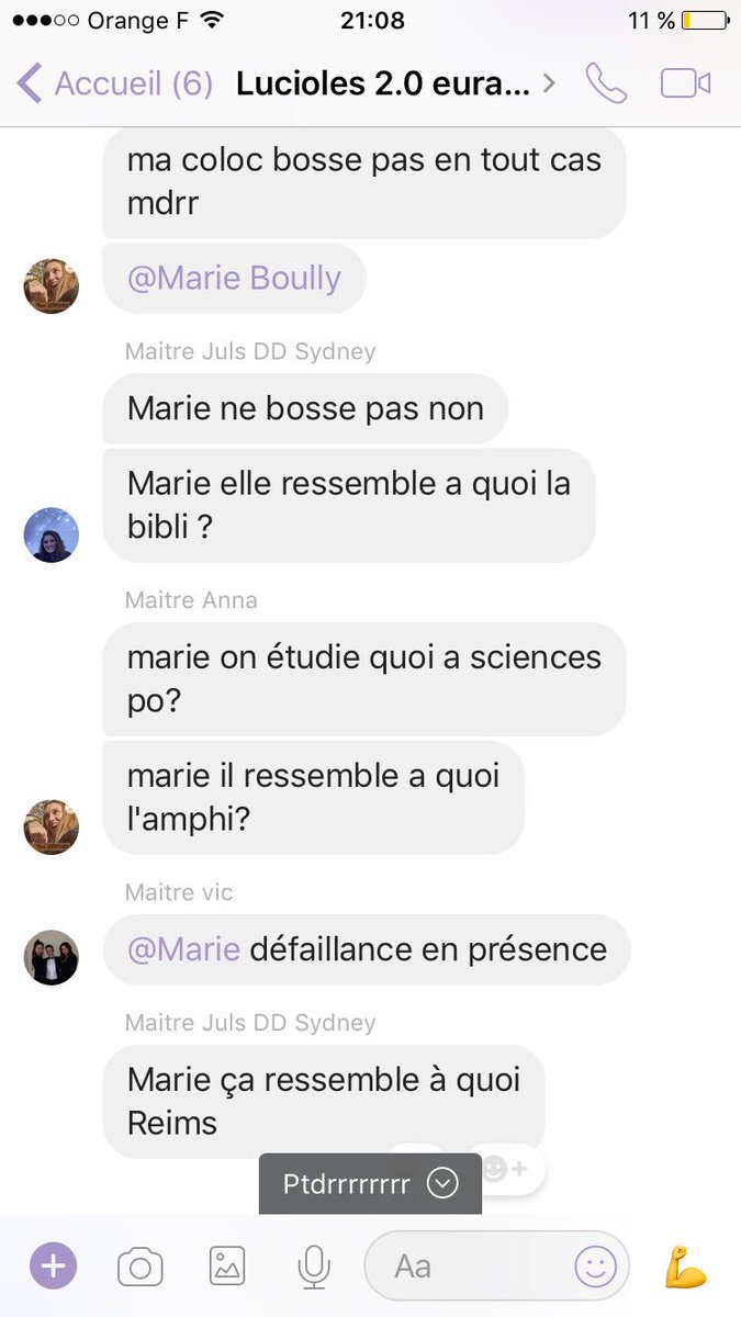 m_boully's tweet photo. "Comment se passe ton semestre Marie ? " https://t.co/hFvqF3137c