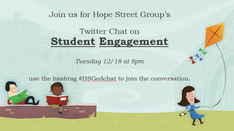 Join us for a Twitter chat on Tuesday at 8pm.  #HSGedchat