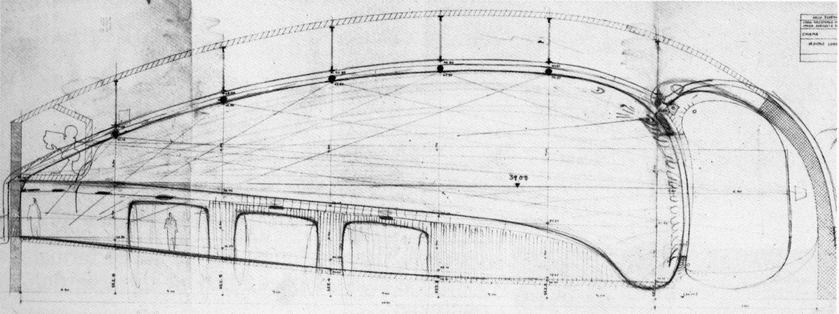 fraisku's tweet photo. #ArquitecturaEscondida ‘Cinema Airone’ #Roma #Italia 1956 de Adalberto #Libera (1903 – 1963), Leo #Calini, y Eugenio #Montuori https://t.co/TQ8c6Cu8lB