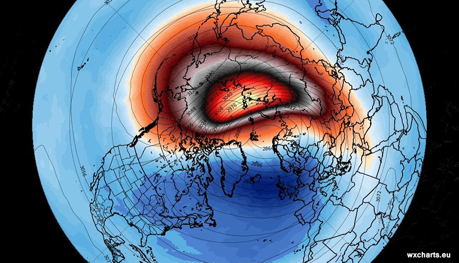 MeteoiberiaEs's tweet photo. Está en marcha un enorme calentamiento en la Estratosfera: ¿se avecina un INVIERNO 'especialmente FRÍO' para España? Toda la información aquí: https://t.co/HGvLROBLgP #CSE #PolarVortex #SSW #FMA https://t.co/khE8TB5LUh