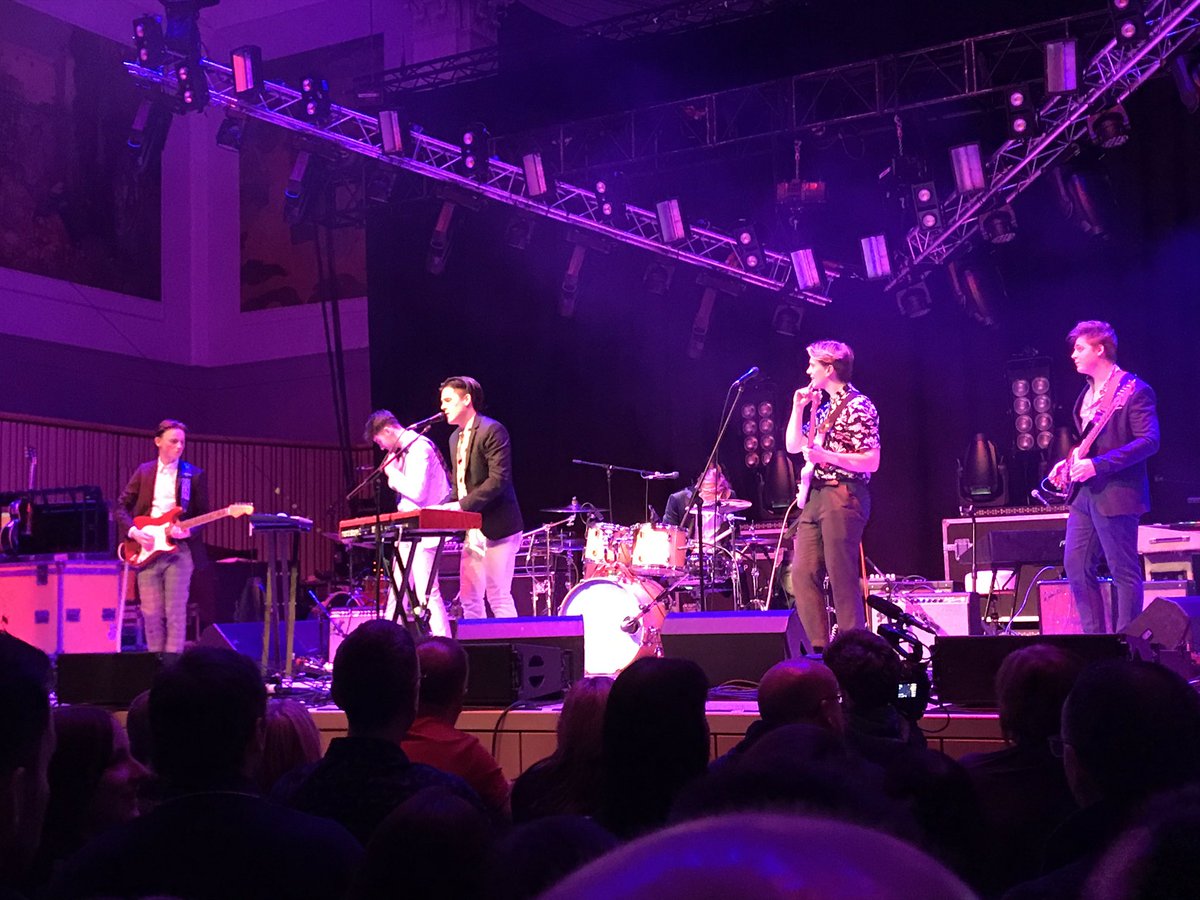martingfindlay's tweet photo. Aberdeen has a boy band - who knew! @The101_ doing a stellar job warming up the sellout crowd for #Texas tonight at the #MusicHall. Well done loons! @APAWhatsOn #ImNotTooOldForThis https://t.co/NjclY1TJlz