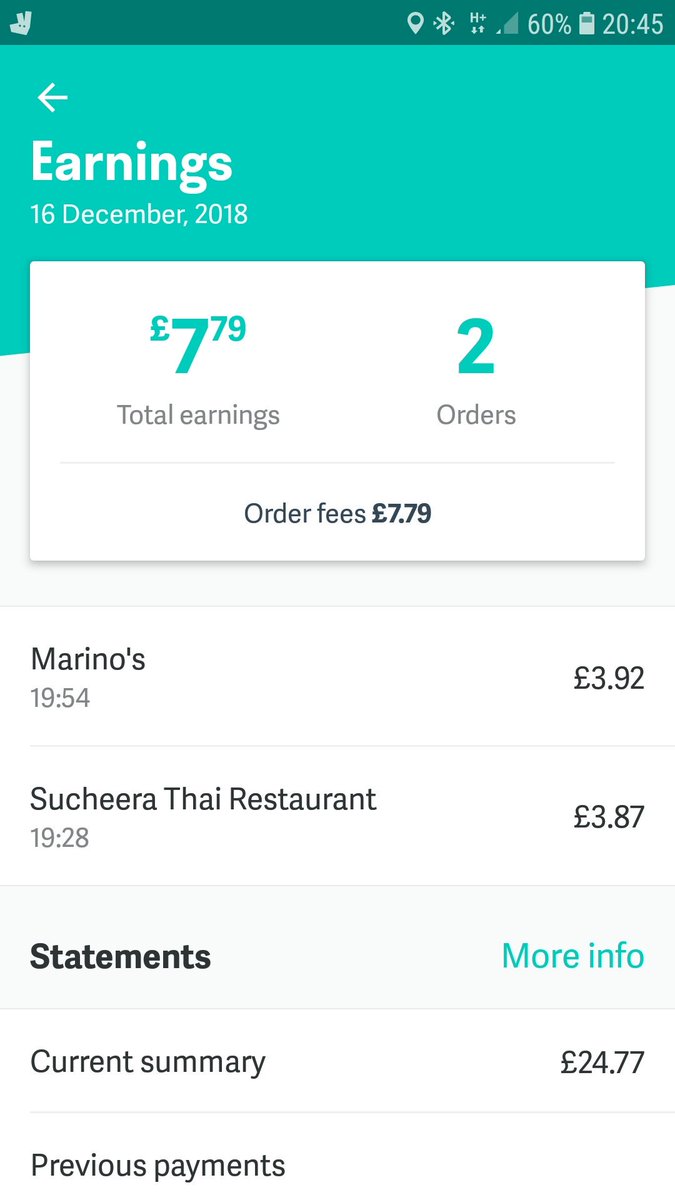 RtwRoo's tweet photo. @Deliveroo @DeliverooHelp @IWGBunion @IWW_Couriers One image displays what the British Government deems as national minimum wage. The other image shows my deliveroo earnings for tonights 3 hour shift. I am 32 years old. https://t.co/6ytvZsnIpt
