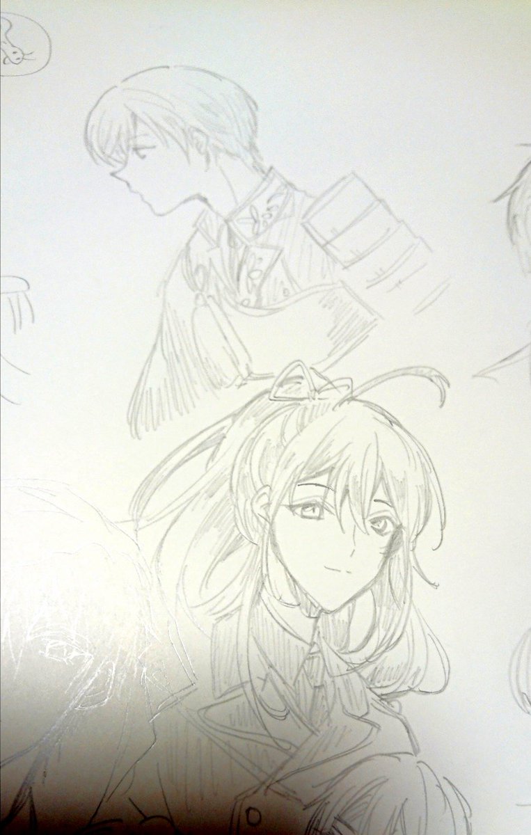 ユウキ これは昨日 シンゴジ見てる間の手持ち無沙汰で描いてた落書き 紙に書くアナログのお絵描きが苦手なのと 見てお分かりの通り 所々意味の分からない何かも描いてるので全部は見せられない 笑
