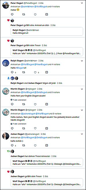 WolfSiegert's tweet photo. Hallo an "alle" twitternden SIEGERTs (Teil 3): 

Da wirfst Du eine Flaschenpost an "alle" aus
die den gleichen Nachnamen tragen.

Und nach wenigen Stunden schon
wurde sie nicht nur aufgefischt.

Sondern Dir gehen Antworten aus dem Netz
ins Netz. 

Jetzt fehlt nur noch
#Siegert ?! https://t.co/mITUNGA7um