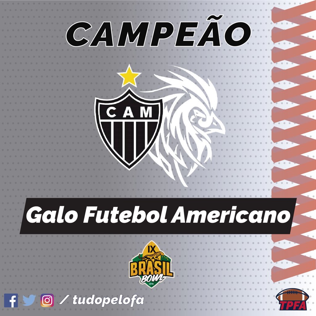 tudopelofa's tweet photo. Em um grande jogo, com duas viradas no placar, @galofamericano vence @jpespectros com touchdown do fim do jogo e conquista o bicampeonato da @LigaBFA!
#tpfa #tudopelofa #fabr #futebolamericano #bfa https://t.co/zlMnk3Cidc