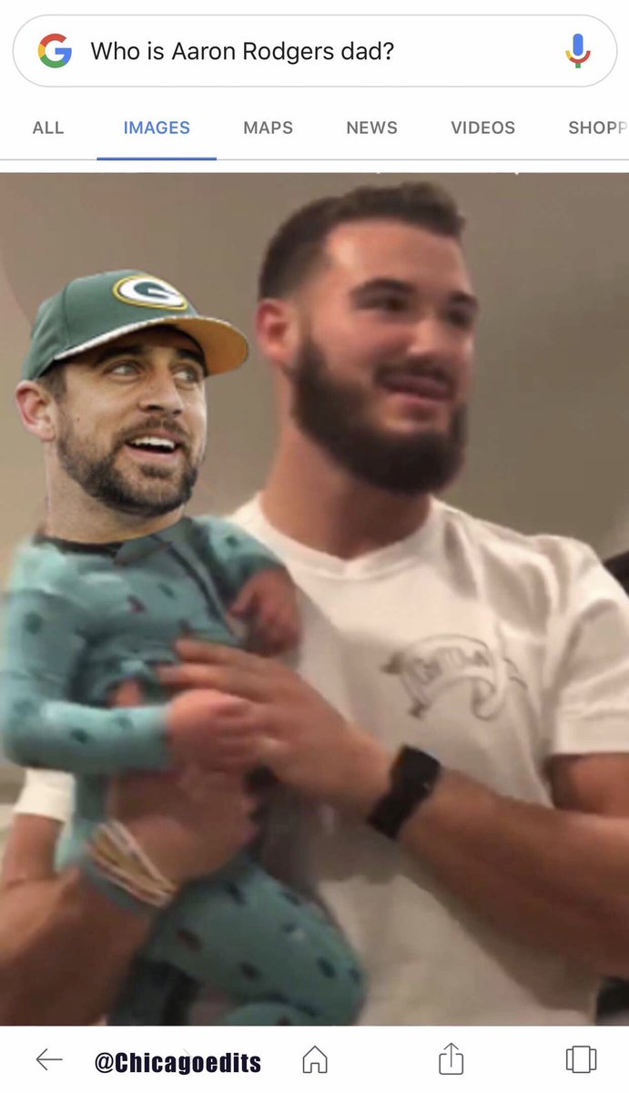 ChicagoEdits's tweet image. Me: “Hey Google, who is Aaron rodgers dad”
Google: