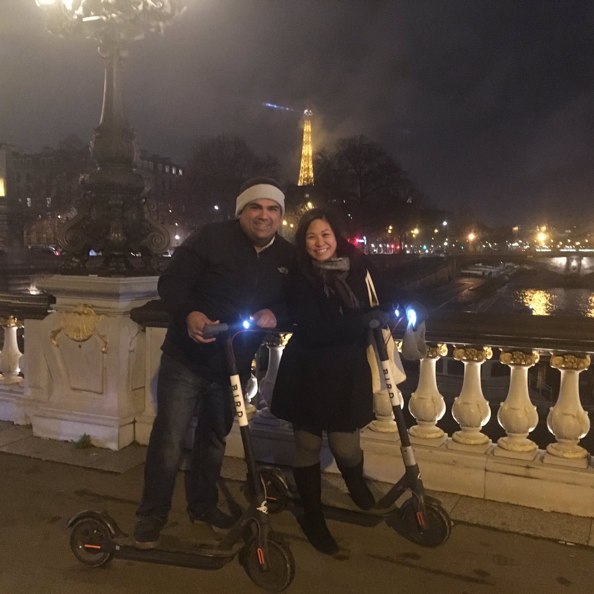 Barfernando773's tweet photo. Drinking in the sites of #Paris with @JSrichinda. #cheers #barfernando  in #France #internationalparty https://t.co/DkLxTR2Xbb