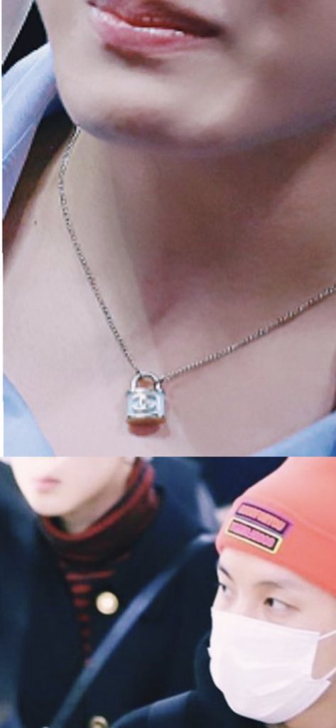 TheRealSlimShady on X: @Honey_MoonV @HOBInannu Actually Hoseok is clearly  wearing a Chanel necklace. You can see the double c's.   / X