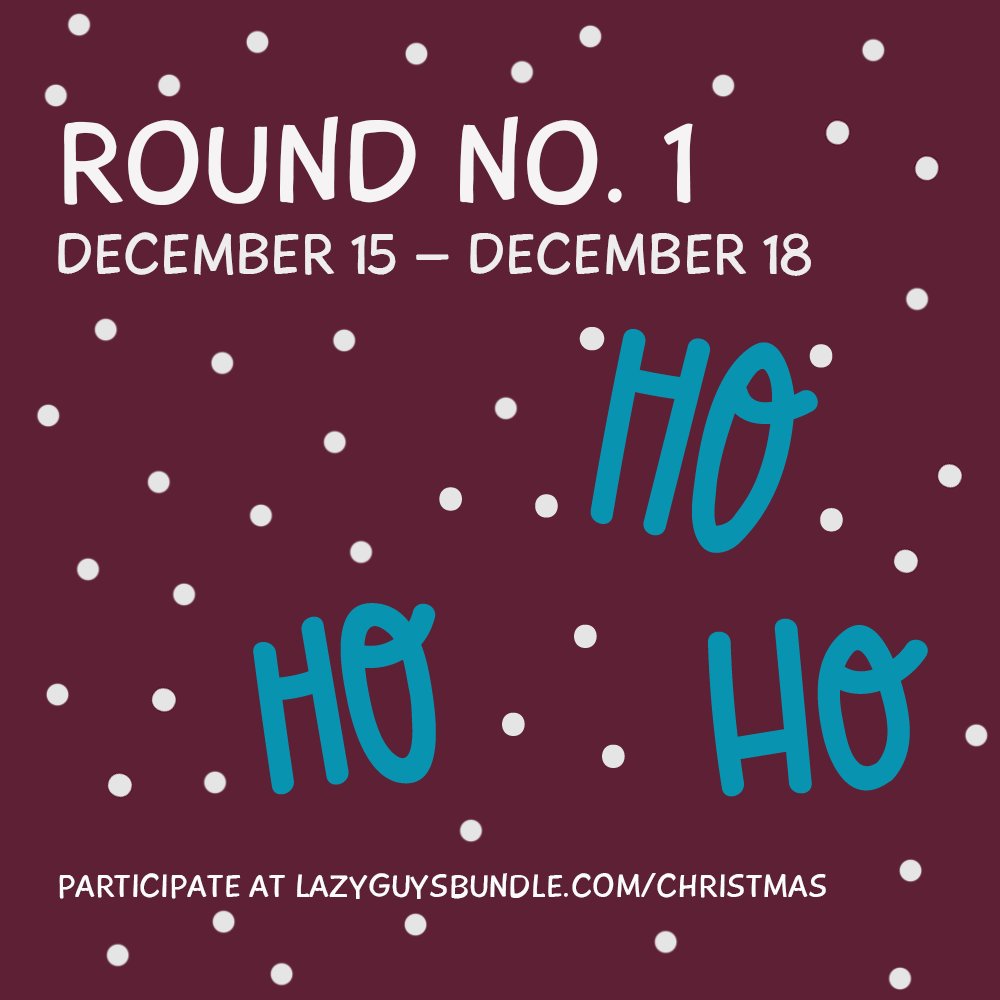 Round No. 1 🎁 is still active! 🤩 Don’t miss it at lazyguysbundle.com/christmas