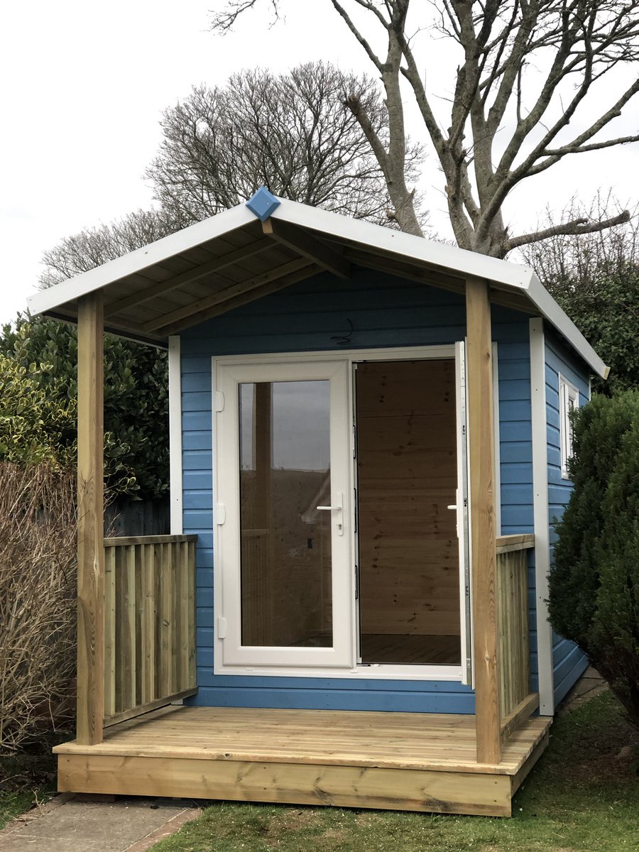 AshwinsofLooe's tweet image. Another #awesome #garden #building using @ProtekWoodStain #somerset #Blue &amp;amp; #Snow #White