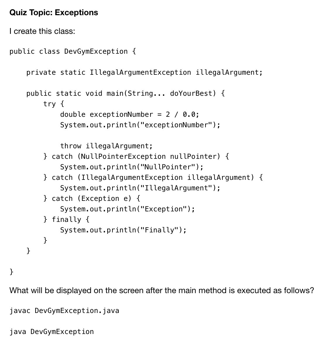 RafaDelNero's tweet image. The new @Java quiz is launched! It's with #Lambda!
#JavaDevQuiz
Solve it now * Login to participate*:
buff.ly/2KiLwqN