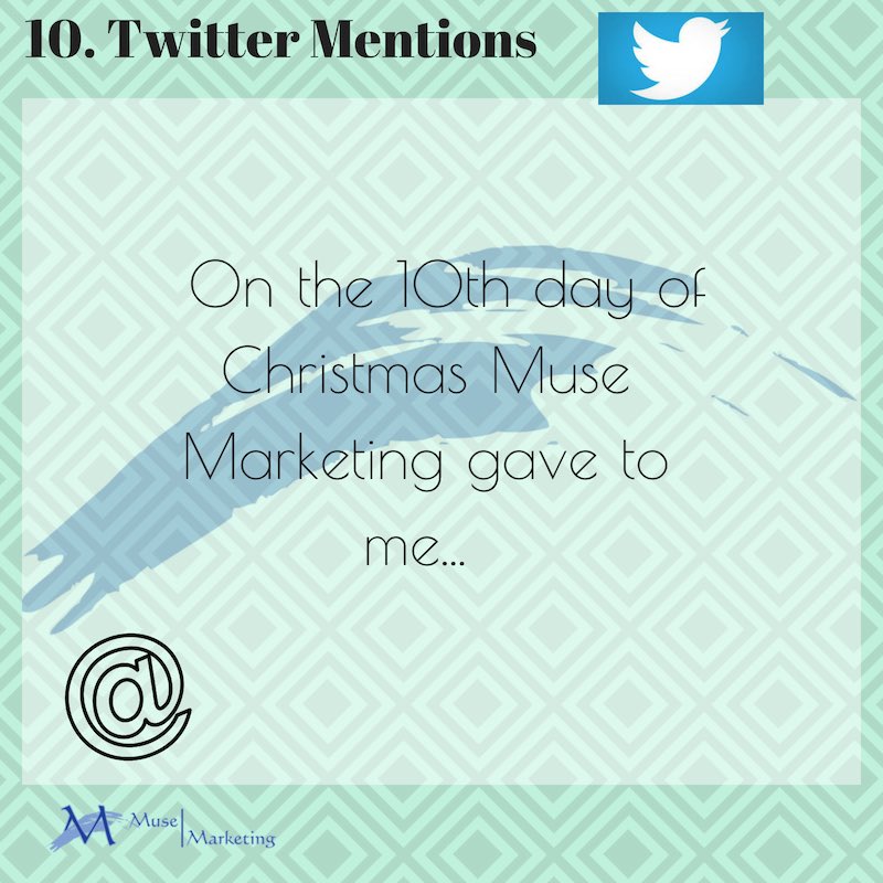 Muse_Marketing's tweet photo. Who is your most loyal follower on twitter? #twitter #themusegroup #12daysofchristmas https://t.co/110vRMmMJ7