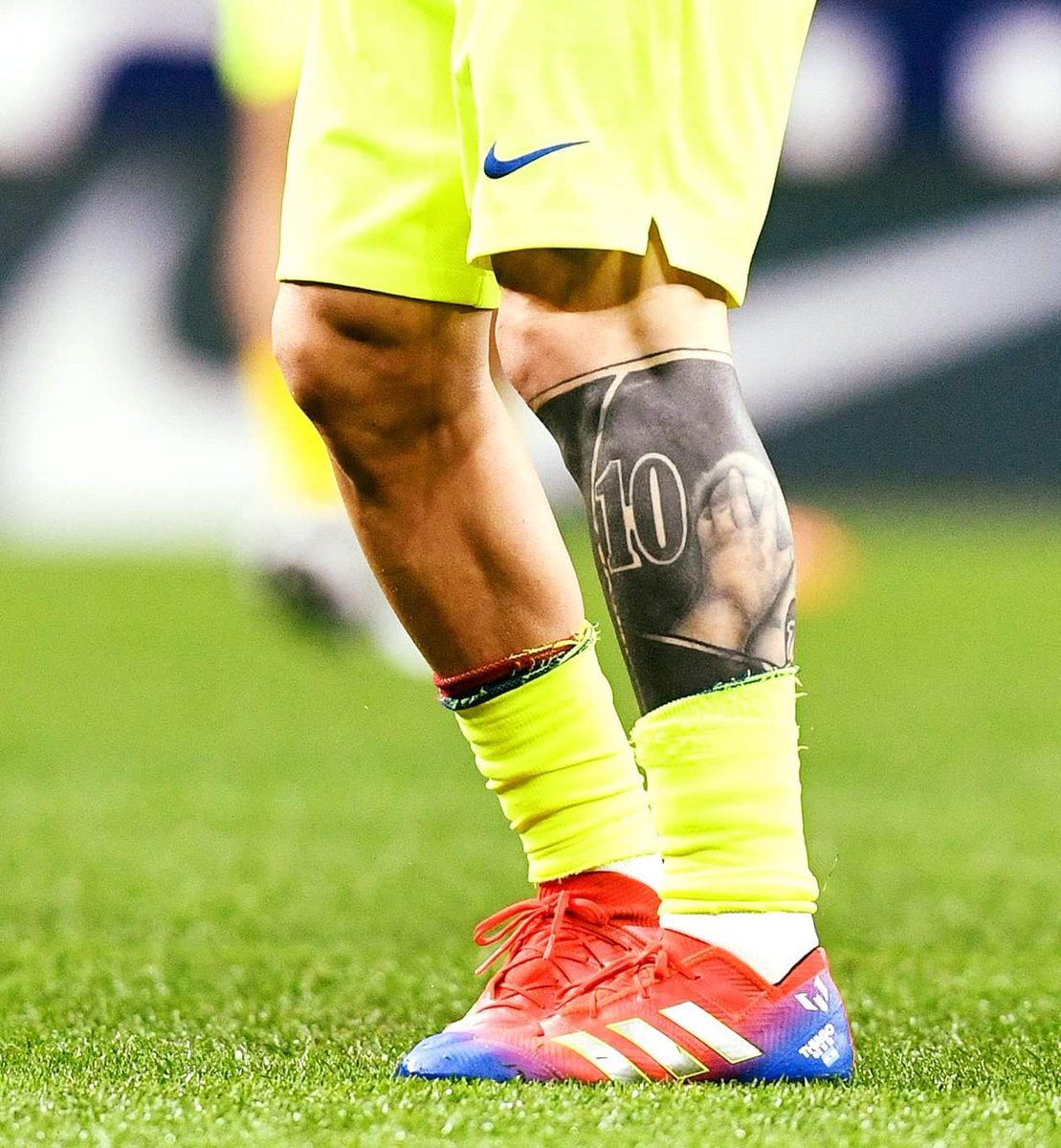 Ball Messi Wearing Nike Lionel Messi FC Barcelona Game Action