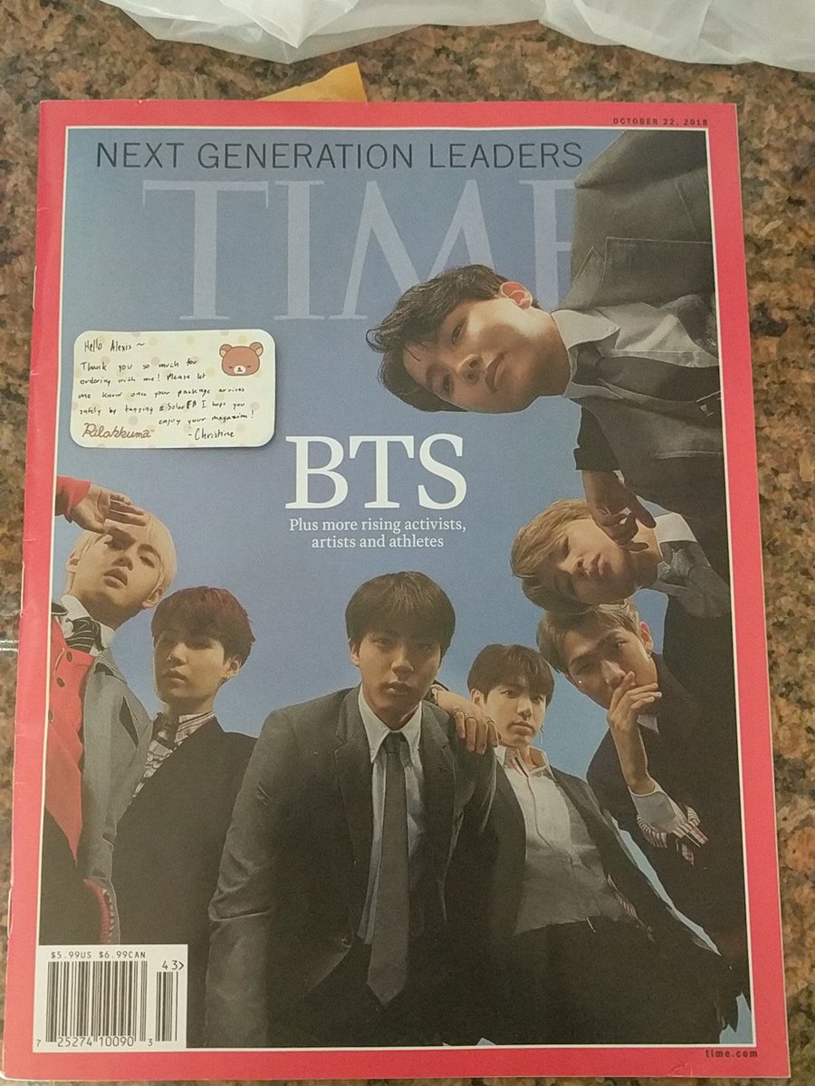 royaI_seokjin's tweet photo. just got my bts time magazine from @soIarity, tysm!! #solarfb https://t.co/Tc9uUKY7Gd