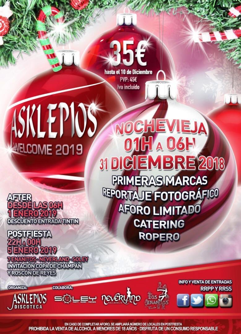 CotiAsklepios's tweet photo. ¿No tienes plan para NocheVieja? Pide tu entrada por MD 🎉🎉🎉🎉 https://t.co/83FoX0GWDD
