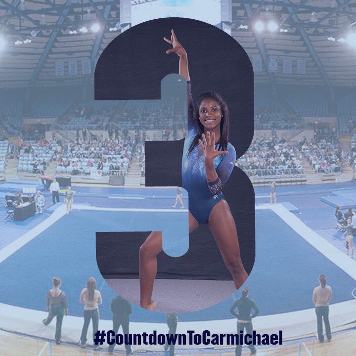 uncgymnastics's tweet image. 3 days and counting...

#CountdownToCarmichael