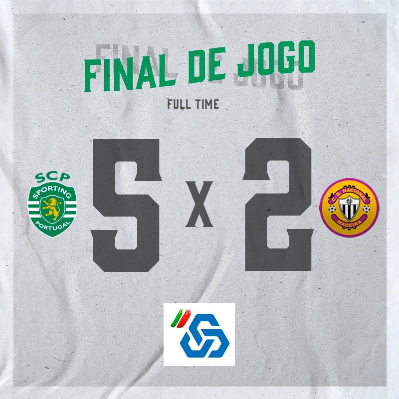SportingCP's tweet photo. 🎙TERMINA!! QUE JOGO!! Os nossos leões conseguiram vencer o @CDNacional por 5-2!! 👏👏

⚽⚽Bas Dost
⚽⚽ Bruno Fernandes
⚽Jérémy Mathieu

⏱90' @Sporting_CP 5-2 @CDNacional 
#SportingCP #LigaNOS #DiaDeSporting https://t.co/kHgngoUBPM