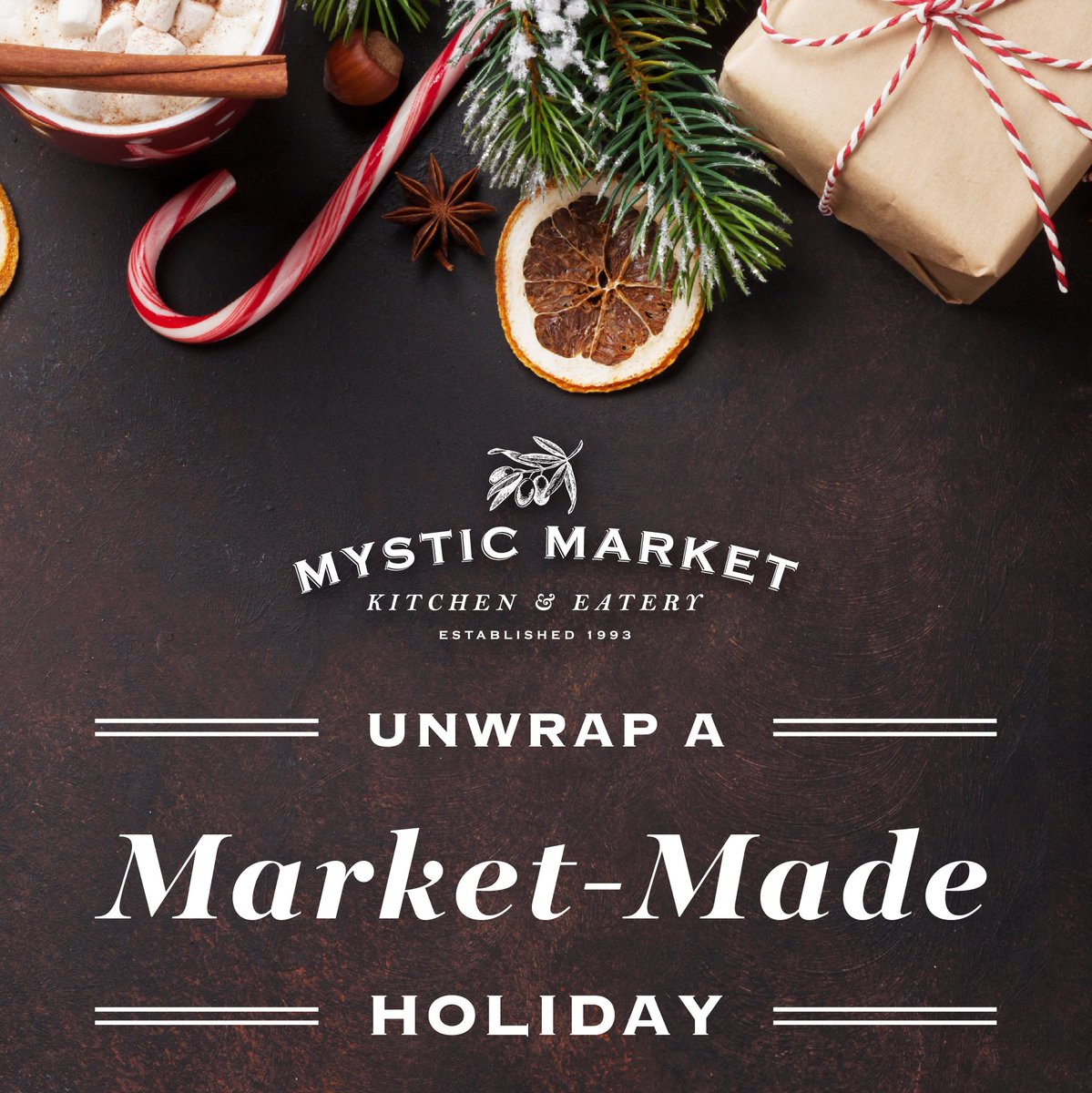 MysticMarketCT's tweet photo. Celebrate the holidays any way you’d like with our seasonal menu. Choose your favorite hors d’oeuvres, entrees, sides, &amp; desserts, and we’ll take care of the cooking, so you can focus on hosting.

View our menus —
East/West: https://t.co/sXObwa7lXA
South: https://t.co/MbKZpwPP3r https://t.co/BQbYR7POZC