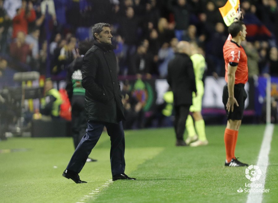 Valverde, en el Ciutat (Foto: LaLiga).