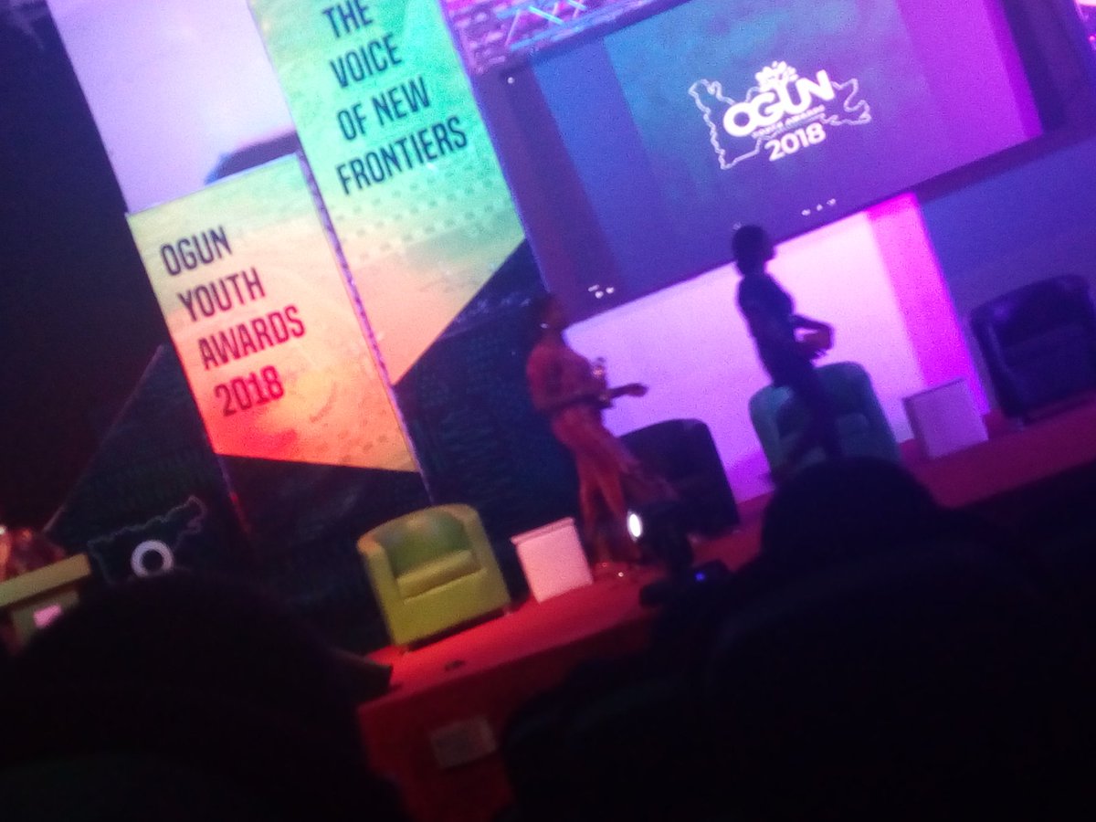 dekunleCaleb's tweet photo. Happening now!
#ogunyouthawards #OYA2018
@solomonenilolob @tobijoseph @RockcityFM @OOPL_Abeokuta https://t.co/W9l0MopzYB