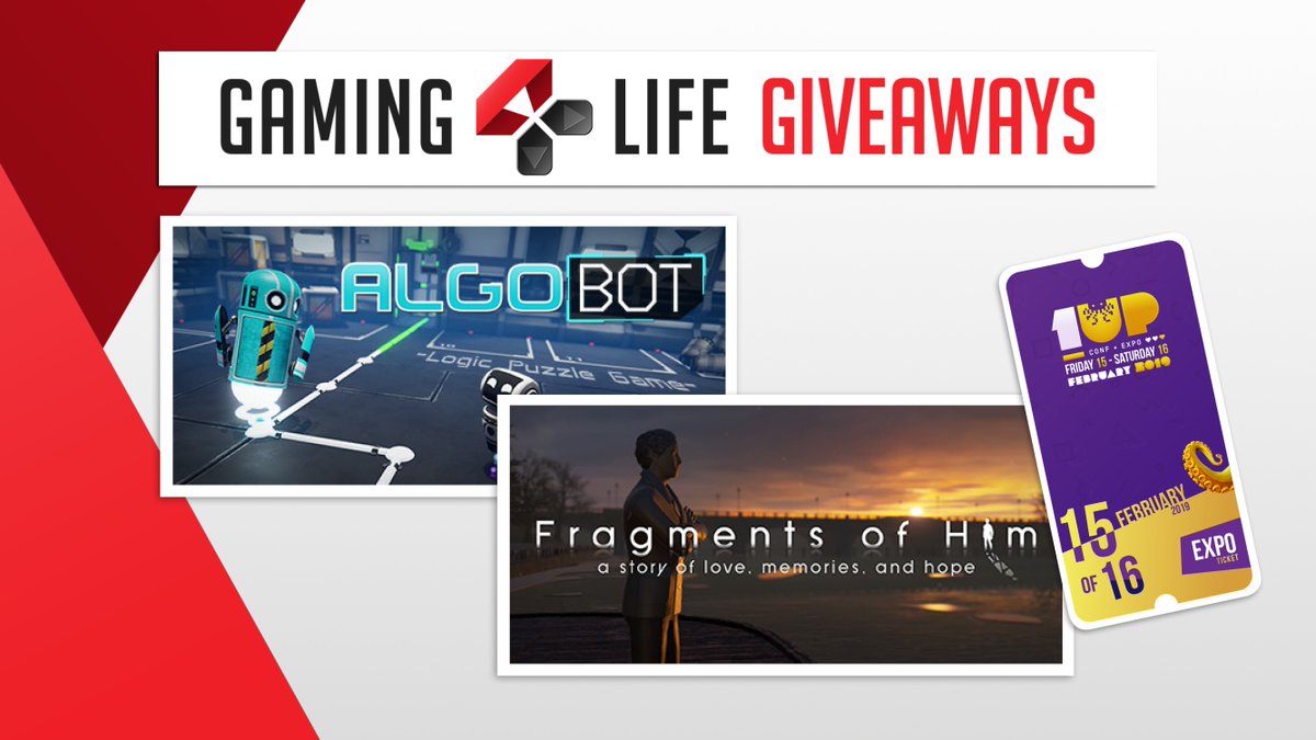 Gaming4LifeBe's tweet image. 🎁 €3500 Milestone giveaway 🎁

- @AlgoBot by @FishingCactus
- #FragmentsOfHim by @SassybotStudio
- Een @1UPconf Expo ticket

De milestone is al snel gehaald maar toch nog even aankondigen wat we weggeven. Morgen trekking! #redfienshaar