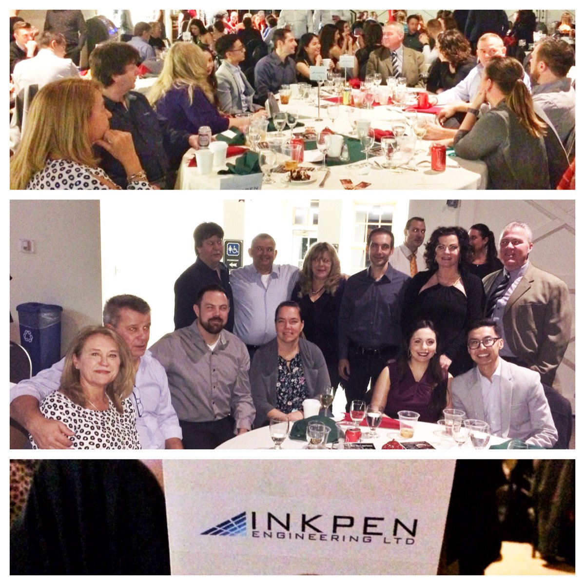 Spending time with our work family and friends at the annual Inkpen #Engineering #Christmas party! #MerryChristmasEveryone #BestPlaceToWork #yeg