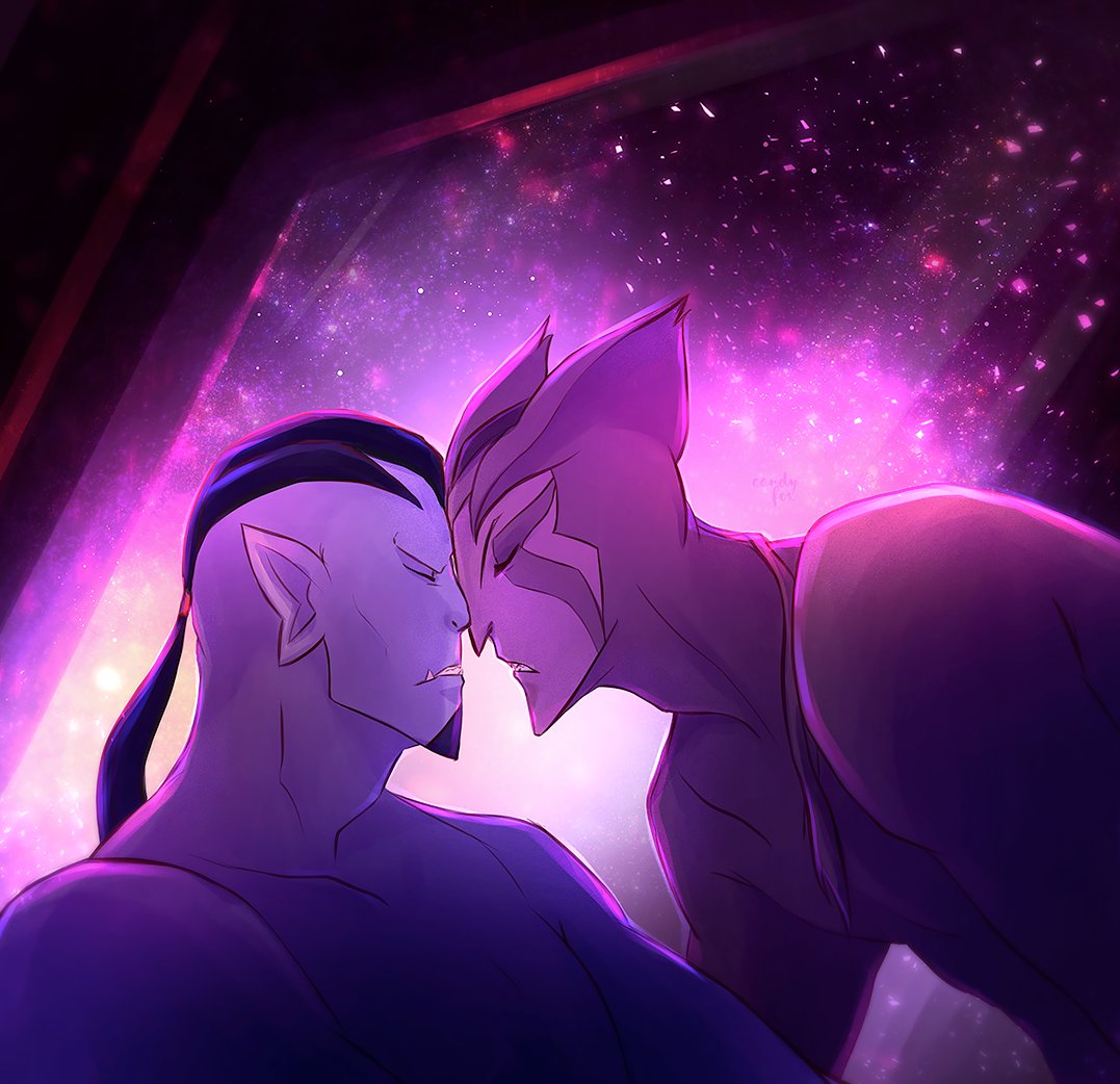 candyfoxdraws's tweet photo. How my OTP spent VLD Season 8 while the rest of the Universe was going nuts.
#Throk #Hazar https://t.co/4ZvjXi46yj
