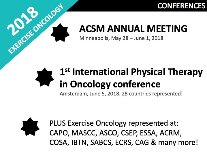 _sarahweller's tweet photo. Congratulations to all involved in #ExerciseOncology work. If 2018 is anything to go by, the future looks exciting! We have collectively driven our field forward at lightening speed this year, maintaining quality &amp; collaboration. Here are some examples 👇 Please add to this list! https://t.co/IjBqvEIQc1