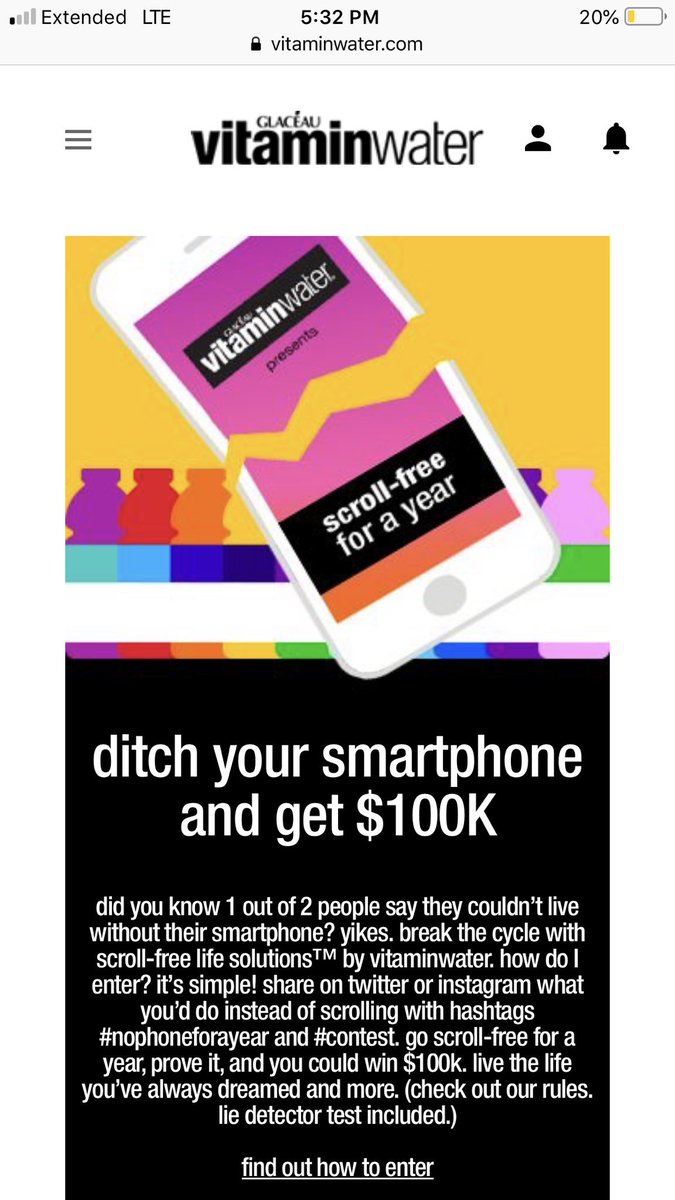 kendoposted's tweet photo. #nophoneforayear #contest I would go to work, home, and watch Netflix! And talk on my appointed 1996-era cellphone. Drink and Dream Vitamin water! https://t.co/VeE45Rcd0B
