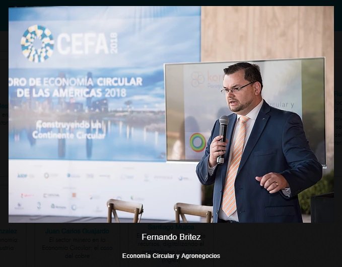 FernandoBritez's tweet photo. En #CEFA2018 hemos presentado algunas soluciones basadas en #EconomíaCircular que ya se viene aplicando en #Paraguay en el sector #Agronegocios
Para revisar la presentación, sigue el sgte link: https://t.co/kckZwbKmTz @CEP_Americas @AsuCircular https://t.co/wQcjOZVXs1