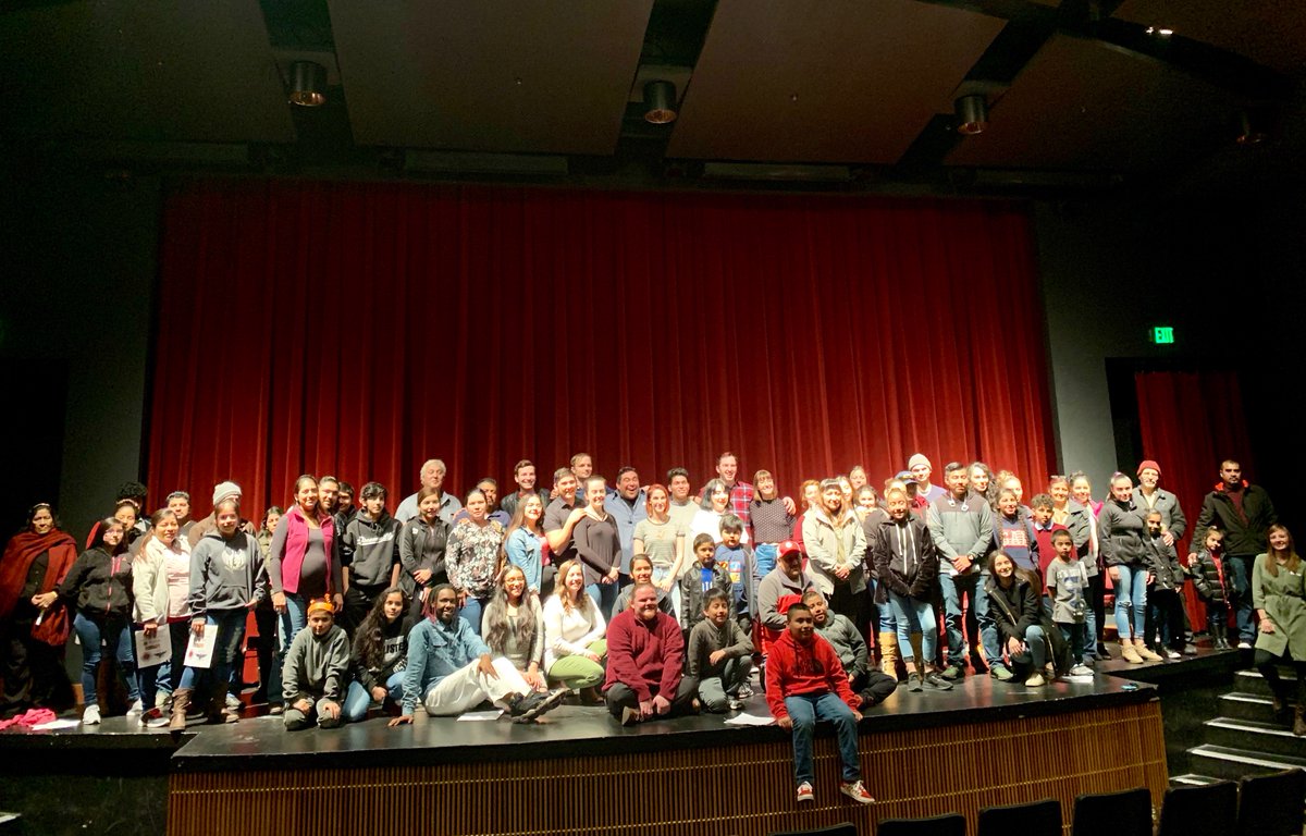 WahlukeJH's tweet photo. #WahlukeJH students &amp; parents attend a special performance at @CentralWashU of their monologues! Thank you, thank you, thank you professor Patrick Dizney for this special evening! 🎬 #GoWarriors https://t.co/81tHj1a1Ts