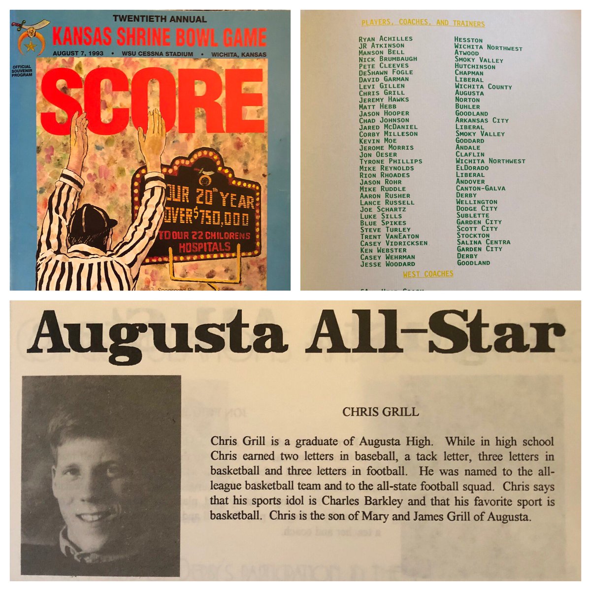 Chris and I are proud to share that Caleb was selected to play in the 46th Annual Shrine Bowl. Chris had the honor of playing 26 years ago.  Thanks to Caleb’s teammates and coaches for giving him the chance to be selected.  #MoreThanAGame #WestSquad #2019