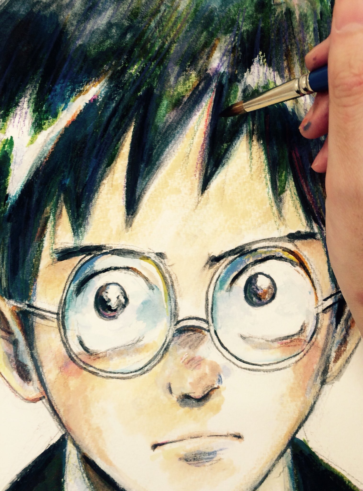 羽賀翔一 原稿過程 漫画 君たちはどう生きるか の表紙を描いたときに 過程を撮っておいた写真が残ってました コペル君の色々な感情を感じられるように 黒を 黒一色で塗らず 複数の 羽賀翔一 原稿過程 漫画 君たちはどう生きるか の表紙を描いたときに 過程を撮っておいた写真が残ってました コペル君の色々な感情を感じられるように 黒を 黒一色で塗らず 複数の