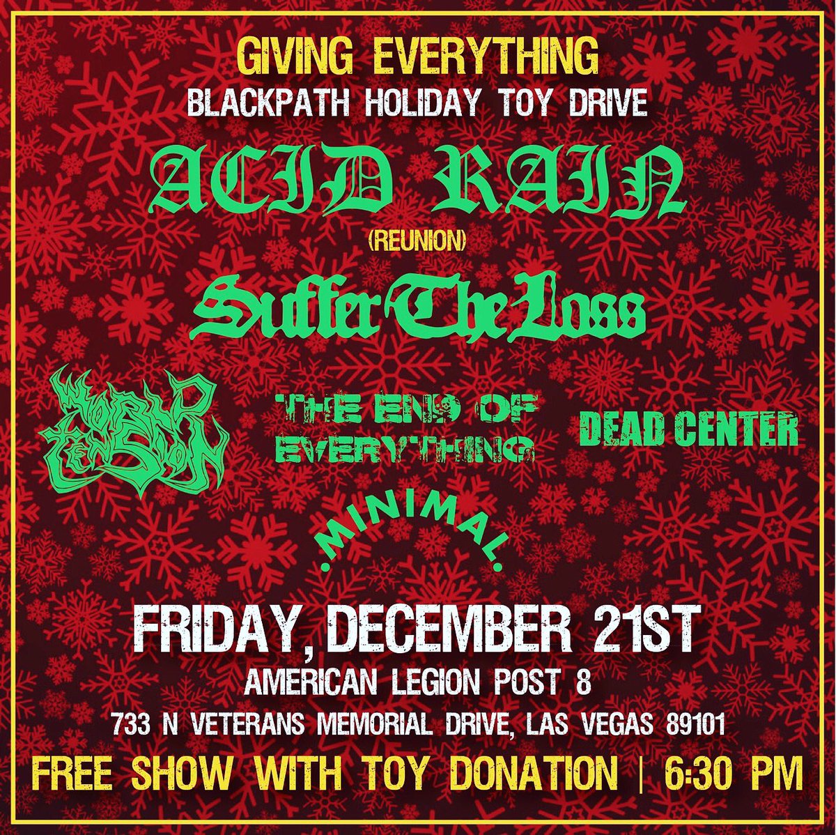 blackpathlvhc's tweet photo. Friday is our first annual toy drive. The dress code: Christmas Sweaters!!! https://t.co/w9xciDGv0K