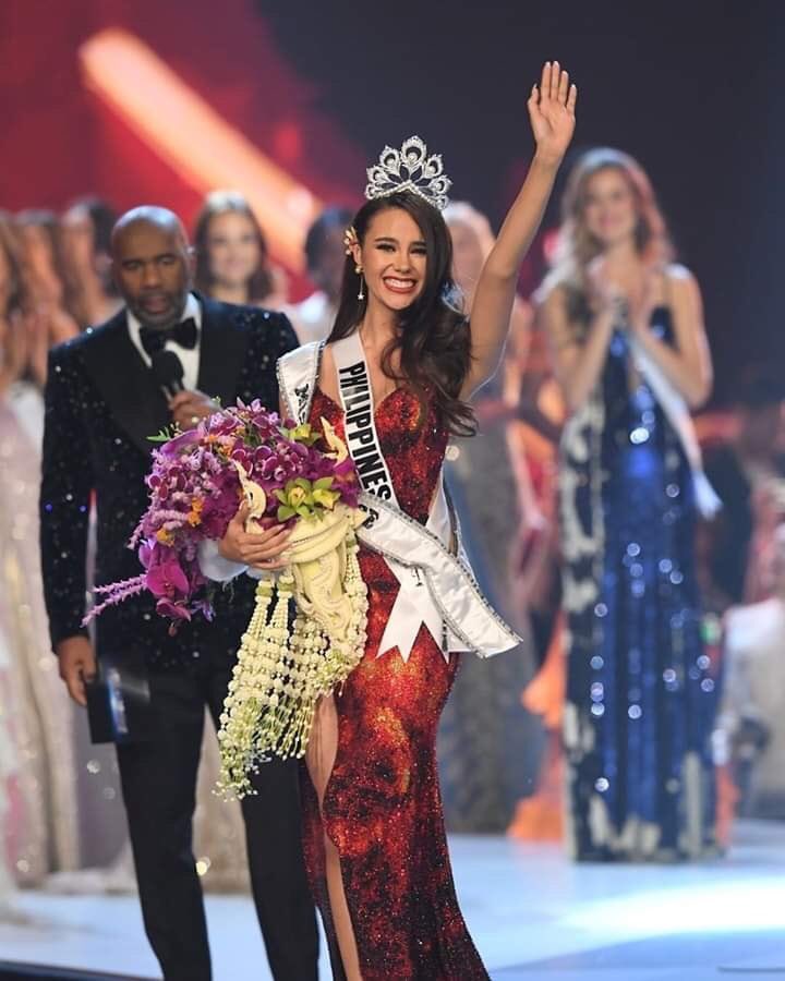kissycaayon's tweet photo. So well-deserved. Smart, elegant and classy. Our Miss Universe 2018 ladies and gents! 🙌🏼👑🇵🇭💗 #CatrionaGray #MissUniverse2018 #Philippines @MissUniverse https://t.co/5vVQoUX5J1