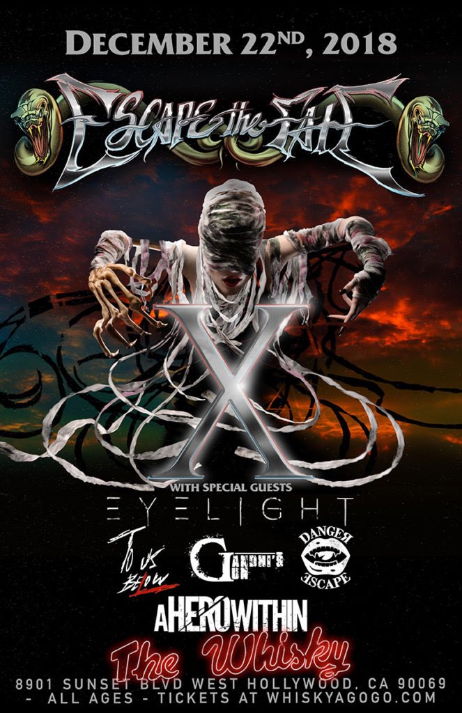 ATTN: ARIZONA &amp; LOS ANGELES FRIENDS 🔊
It’s going to be a wild Friday &amp; Saturday 💗🙏💗 #thiswarisours 
<a href="/EscapeTheFate/">EscapeTheFate</a> <a href="/GreeleyRyan/">Ryan Zimmerman</a> <a href="/eyessettokill/">Eyes Set To Kill</a>
