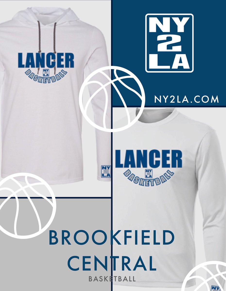 ny2lasports's tweet photo. Hey @bc_hoops Fans 👀
😎
Exclusive #NY2LA team gear just like the teams wore at the 2018 NY2LA Sports Classic - on sale now until 12/27/18🔥
🏀
Shop now at https://t.co/dEqjJAEo1R👈
🏀
#BrookfieldCentral 
#BCHoops
#LancerBasketball 
⁦@ny2laclothing⁩ ⁦@BCHS_SDE⁩ https://t.co/hAqTPPXwDa