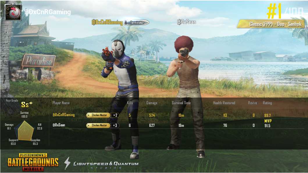 I had some good games earlier today with <a href="/sean_coc/">Sean</a> in FPP. I was playing hard to get, wanting to stay in that TPP mode, but he whispered sweet nothings in my ear and it was on from there. Maybe because he name dropped <a href="/clericdragoon/">GOON MOBILE</a>?

¯\_(ツ)_/¯

#PUBG_MOBILE #Goonies #BearsDen🐻