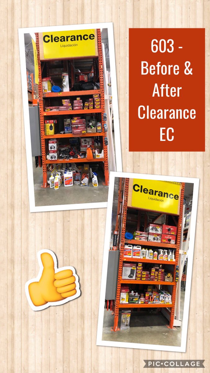 603- Day 4 - Clearance Endcap Before &amp; After - #12DaysofService #Before #After #PayItForward ⁦<a href="/TustinHomeDepot/">Home Depot - Tustin #603</a>⁩ ⁦@YoAleman_THD⁩ ⁦<a href="/Jaime_HD_D25/">Jaime Castillo</a>⁩ ⁦<a href="/Steven_Mousseau/">Steven Mousseau</a>⁩