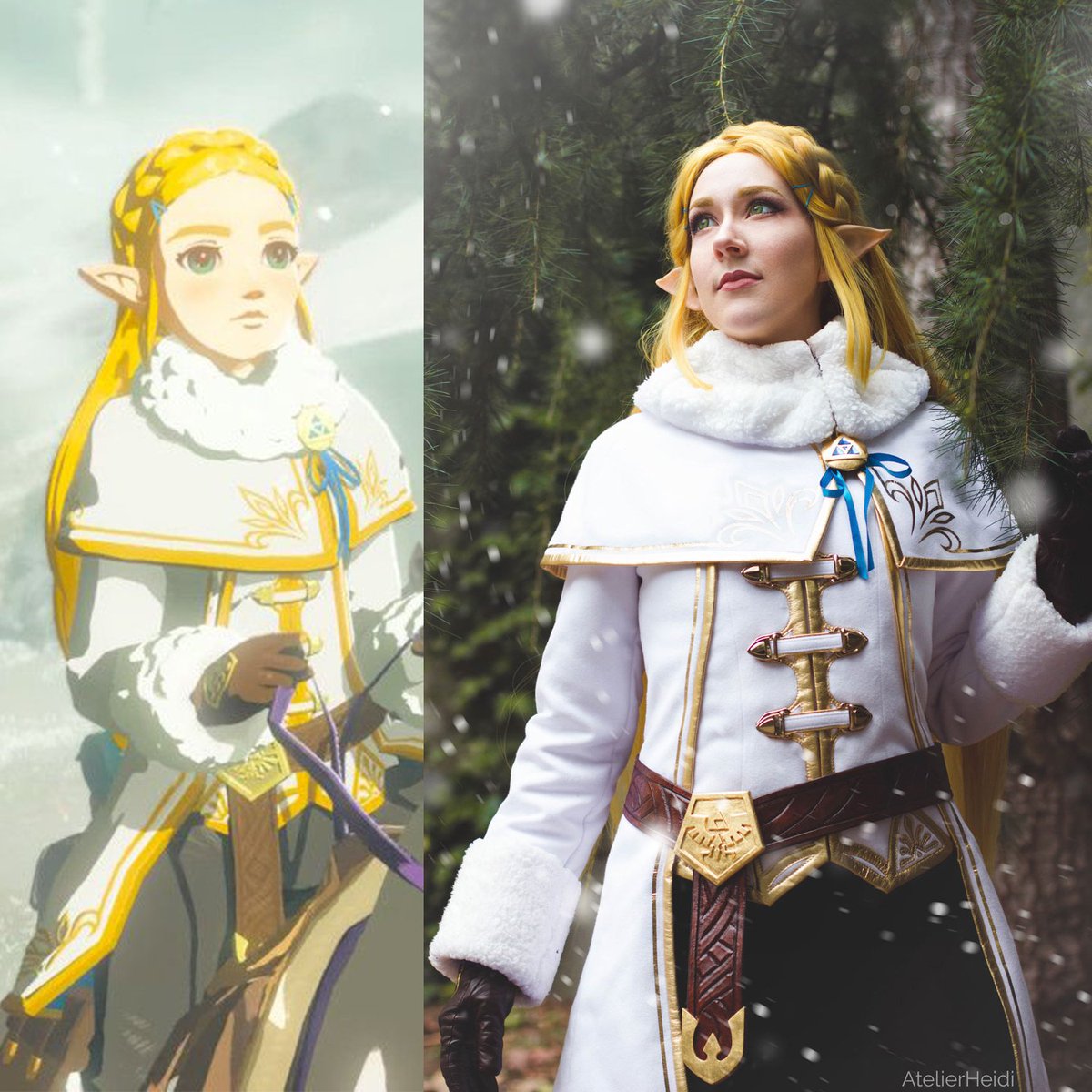 Zelda Breath of the Wild Winter Coat Cosplay