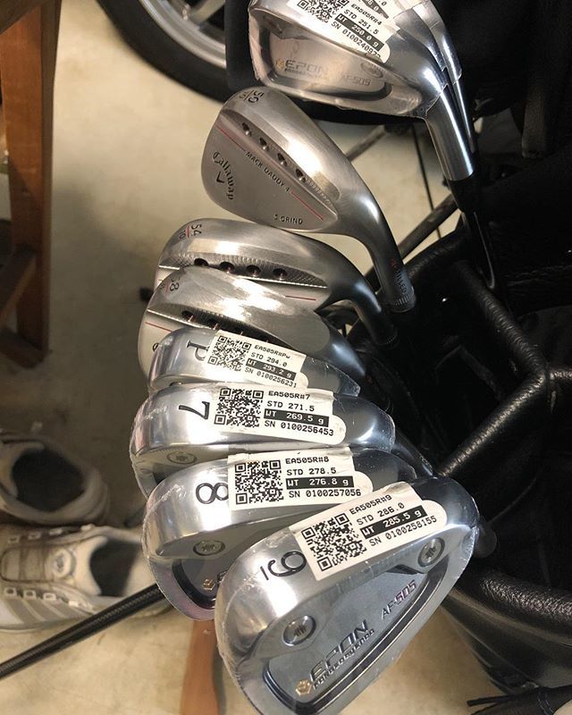 Joey3108's tweet photo. Today's job! @epongolf_usa @callawaygolf #macdaddy #customgrinds https://t.co/neIWBZMLAv https://t.co/aiBBmG3mq9
