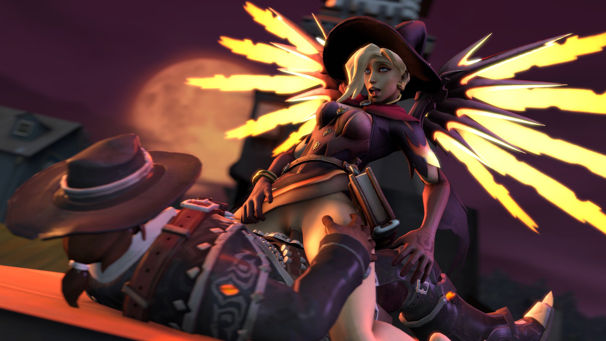 “Bewitching hour
#nsfw #mercy #sex #r34 #sfm #overwatch” .