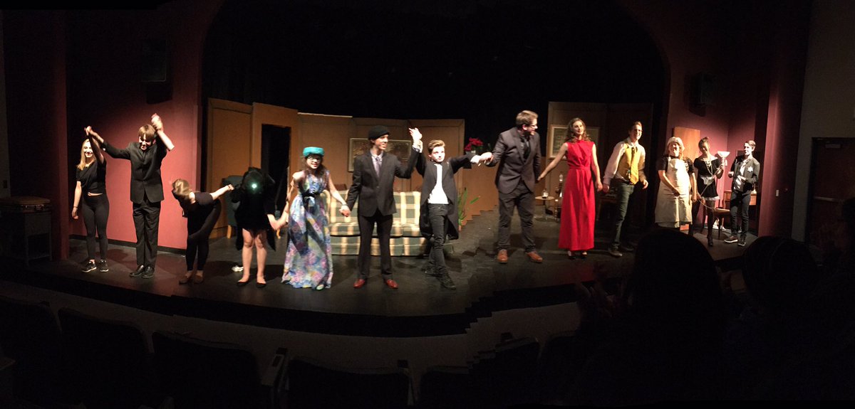 HHSS_RedHawks's tweet photo. Well done to all involved in tonight’s performance of Clue! Two more shows to go! Mon Dec 17: 7:00pm
Tues Dec 18: 7:00pm. It’s a must see! #tldsbarts #tldsbdrama #hhss #prideofthered https://t.co/1LWS0NMsCv