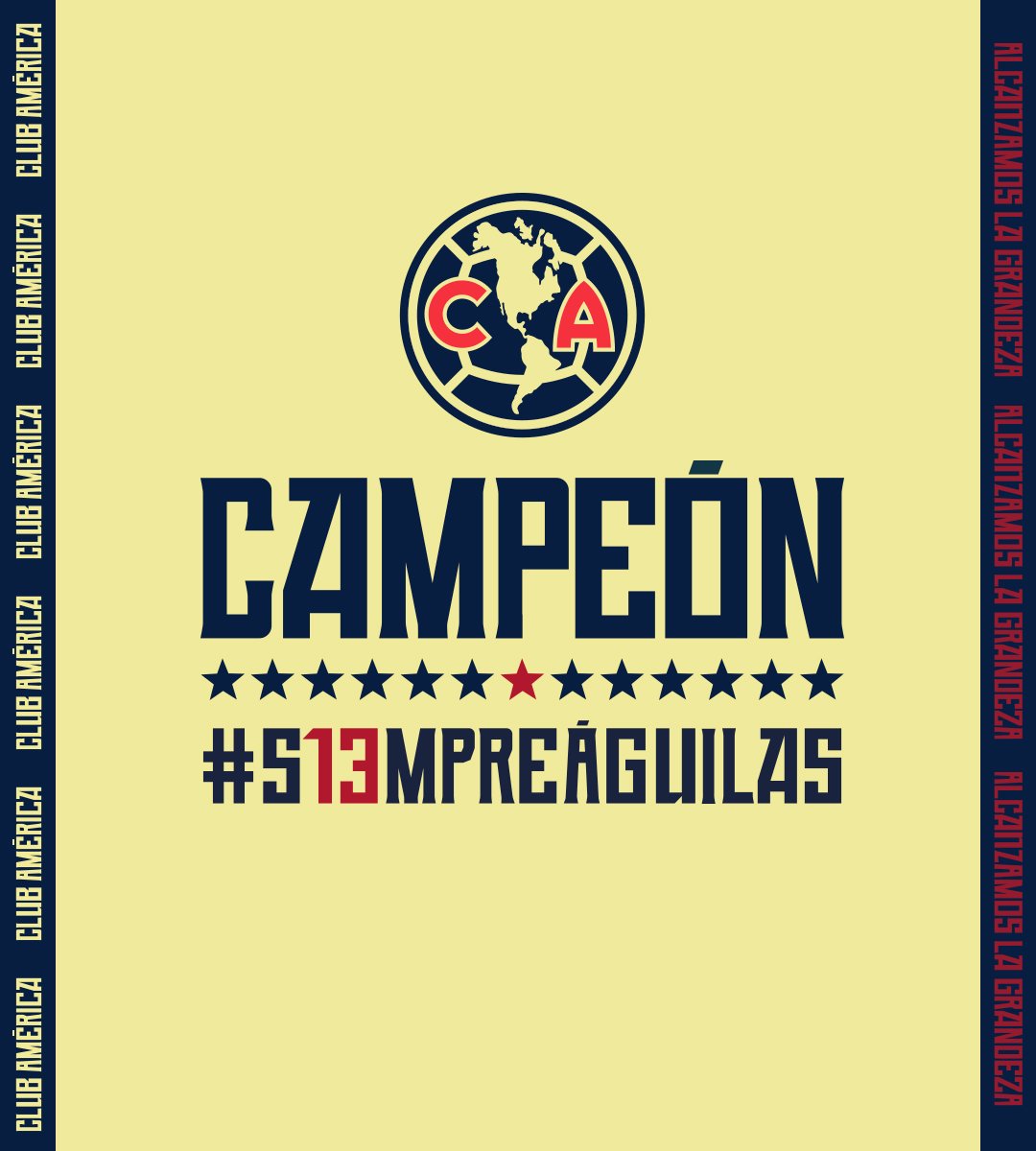 Gracias!!!!!! Felicidades equipo bien merecido!!! #ElMasGrandeDeLaHistoria