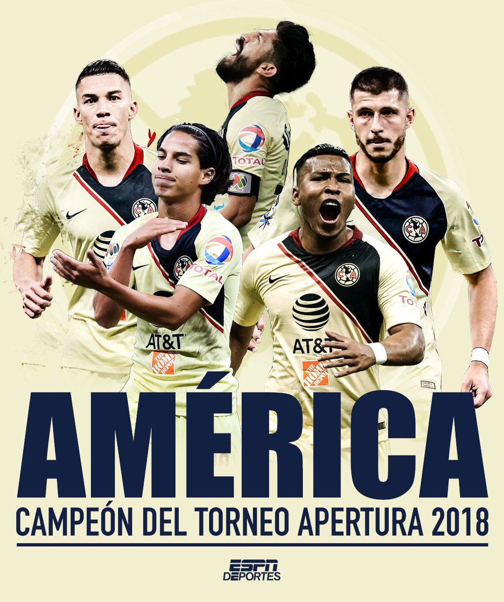 ESPN Deportes on Twitter: "América, campeón ð¦
ð 13 Ligas 7 Títulos de