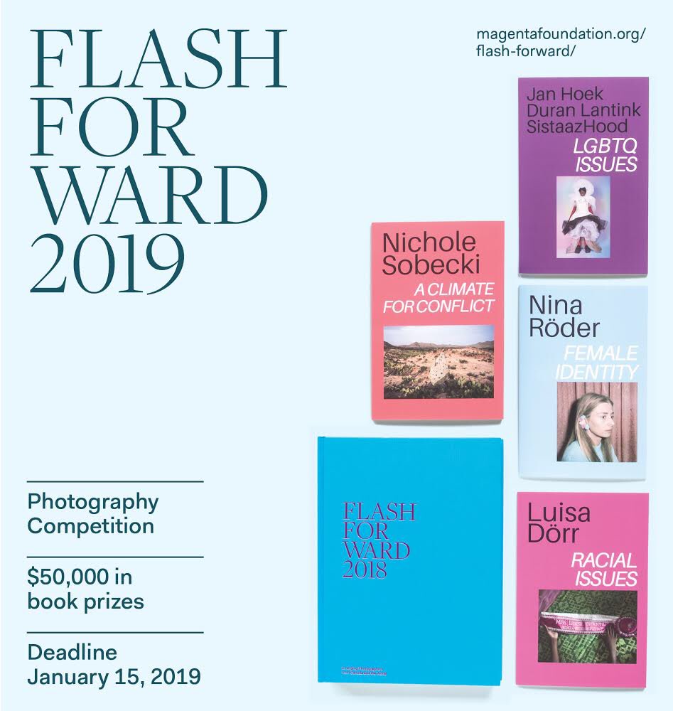 MagentaFDN's tweet photo. It’s that time! Time to apply to #flashforward2019 and take part in this competition for young emerging photographers. Pictured here are the covers of our Special Interest winners. Be part of it and submit your work today! https://t.co/LzbLu0RwgG #fineartphotography https://t.co/sd245vnzV5